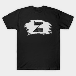 Gothic letter Z – Alphabet typography T-Shirt